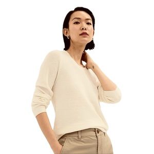 Women's Croft & Barrow® Extra Soft Crewneck Sweater in Cream 🍨